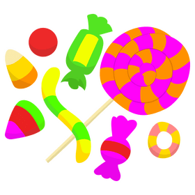 Halloween candy clipart