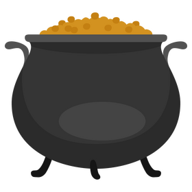 St Patricks Day Pot of Gold clipart