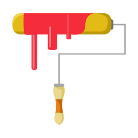 Paint roller clipart