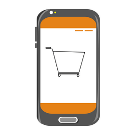 Online shopping clipart