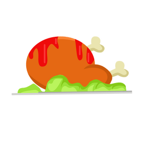 Chicken meat clipart