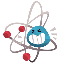 Atom cartoon clipart free download