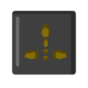 Electrical socket clipart