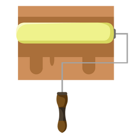 Paint roller clipart