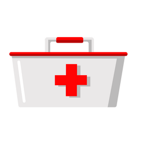 First aid kit clipart