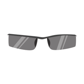Policeman eyeglasses clipart