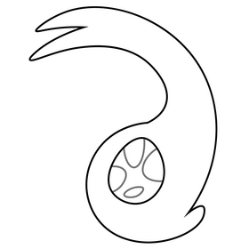 Comet flying drawing black and white clipart