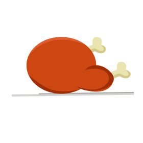 Chicken meat clipart