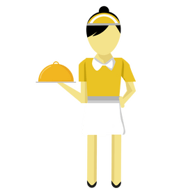 Waiter clipart