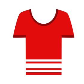 American football shirt clipart