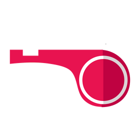 American football whistle clipart