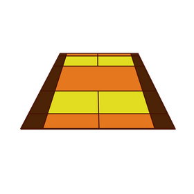 Badminton court clipart