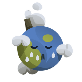 Polluted earth, free pollution clipart