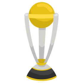 Cricket trophy clipart