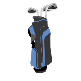 Golf bag clipart