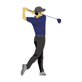 Golfer clipart