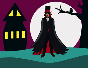 Count Dracula vector