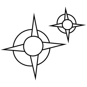 Galaxy stars illustration black and white clipart