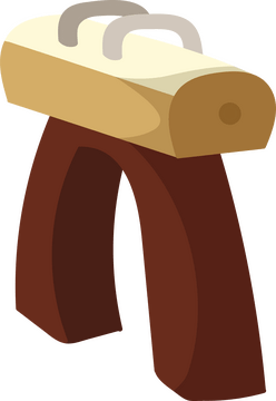 Pommel horse clipart