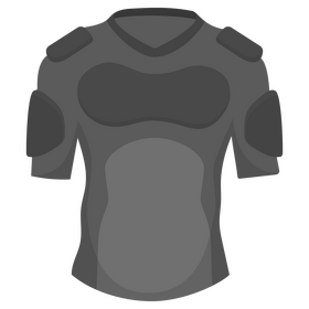 Rugby shoulder pad clipart