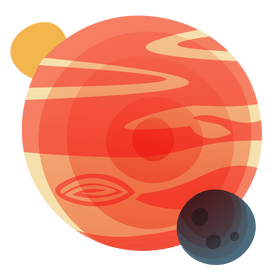 Cartoon jupiter clipart