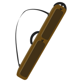 Snooker cue bag clipart