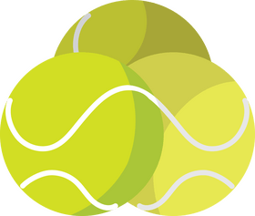 Tennis balls clipart