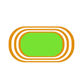 Track and field track clipart