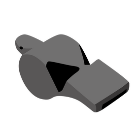 Volleyball whistle clipart