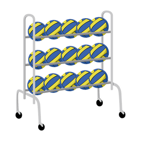 Volleyball ball rack clipart