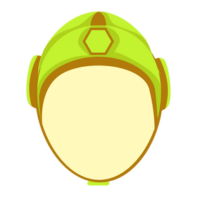 Waterpolo helmet clipart