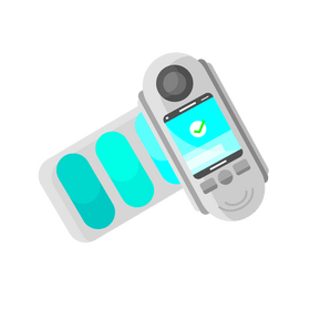 Colour scanner clipart