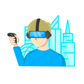 Virtual reality clipart