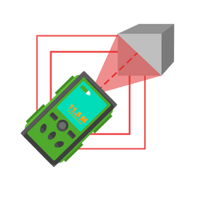 Laser distance measuring tool clipart