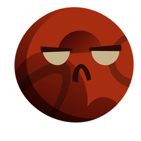 Mars drawing clipart