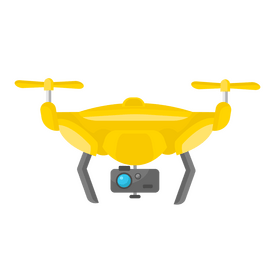 Construction Technology Drone clipart