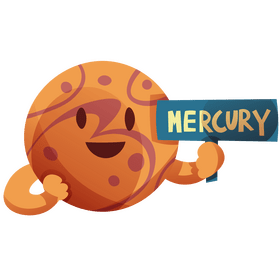 Mercury icon, logo clipart