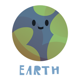 Cartoon earth planet clipart