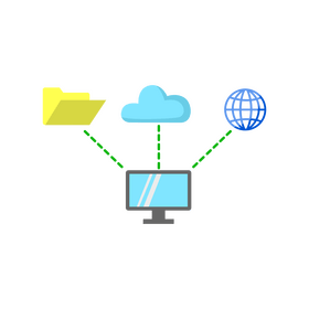 Information system clipart