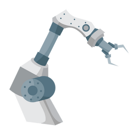 Robot automation clipart