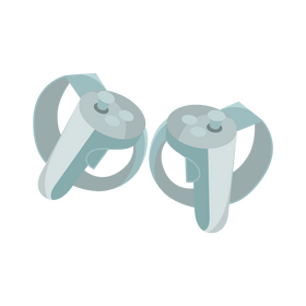 3D VR Virtual Reality clipart