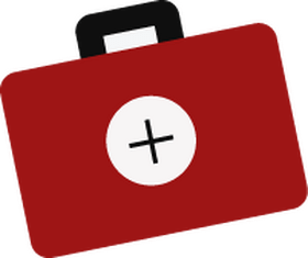 Doctor medical case clipart