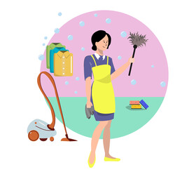 Housekeeper vector