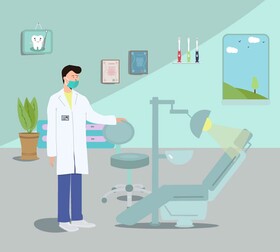 Dentist vector