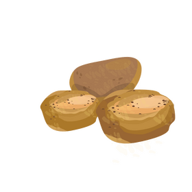 Potato cartoon clipart