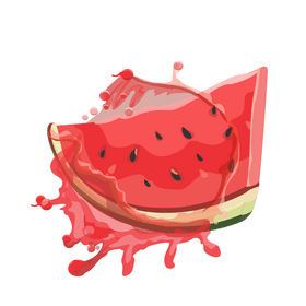 Watermelon slice drawing clipart