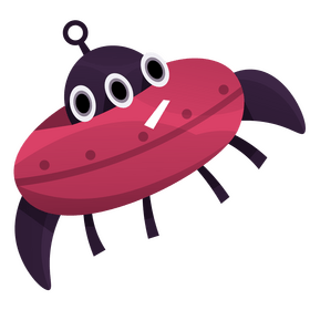 Alien spaceship illustration clipart