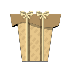 Cartoon gift box clipart