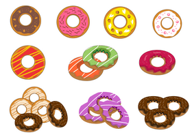 Donuts vector