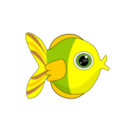 Cartoon fish clipart